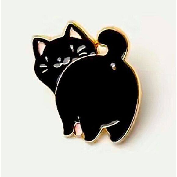 Jewelry - Kitty Butth*le enamel pin